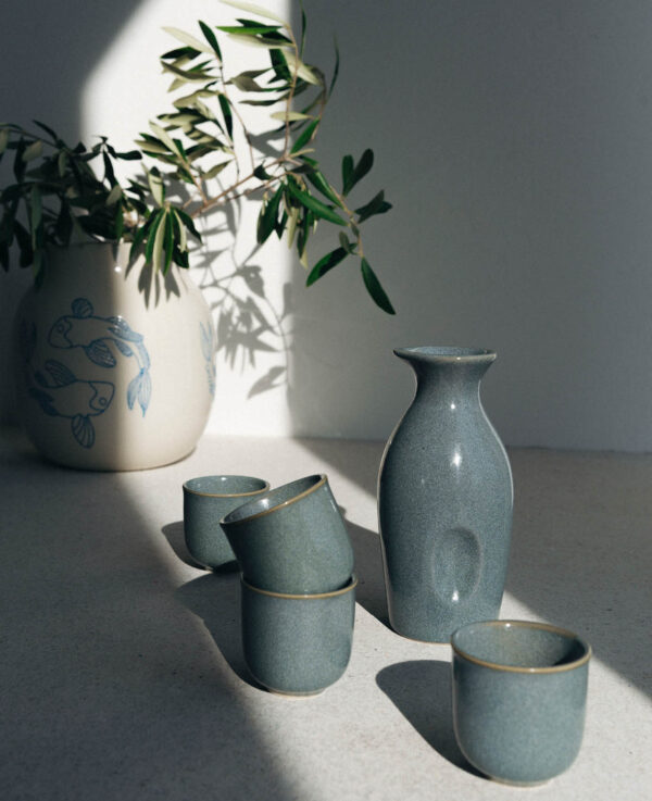 Saké Set, Krug 300ml, 4 Tassen – Image 8