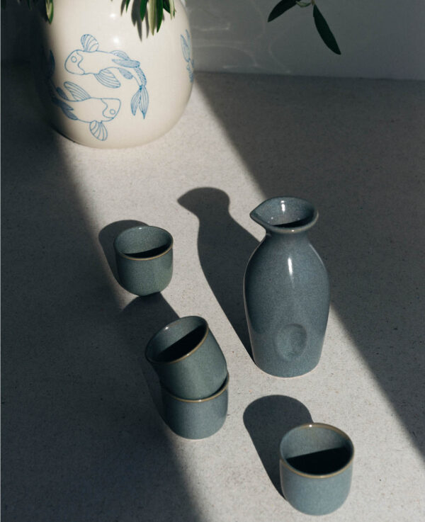 Saké Set, Krug 300ml, 4 Tassen – Image 6