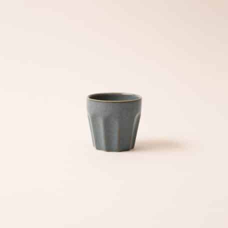 Espressotasse, blau-grau