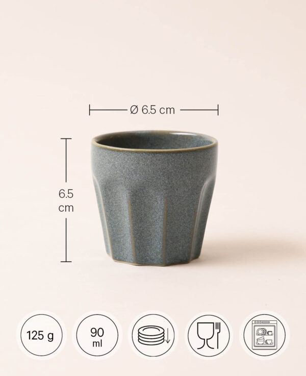 Espressotasse, blau-grau – Image 3