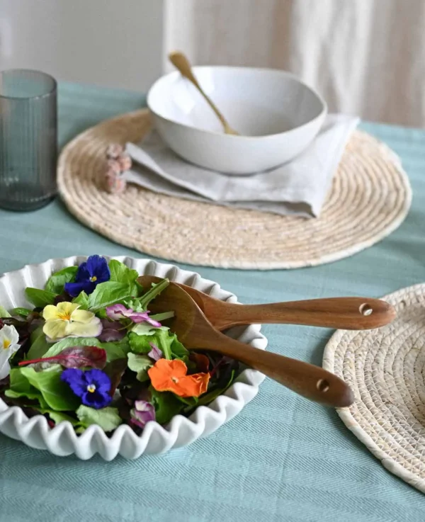 Salatbesteck aus Akazienholz - Bild 8