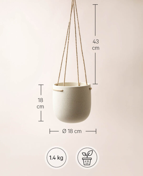 Hängetopf sand – Image 3