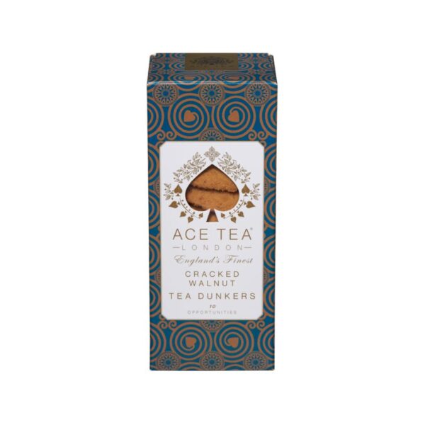 Cracked Walnut Tea Dunkers Cookies 150g Ace Tea London – Image 2