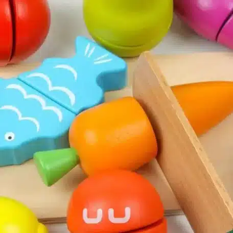 Kinder Holz Spielzeug Früchte Gemüse