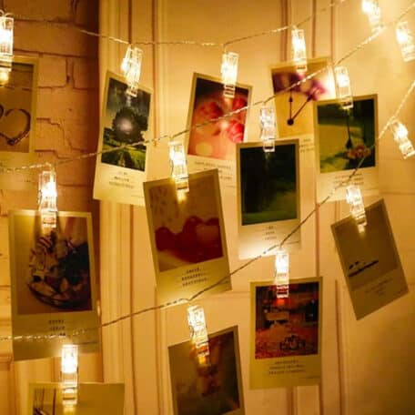 LED Lichterkette Foto Clip