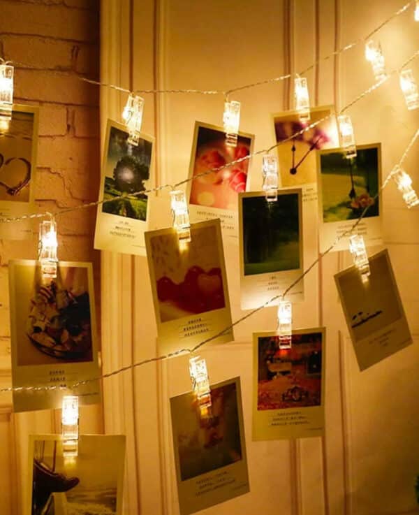 LED Lichterkette Foto Clip