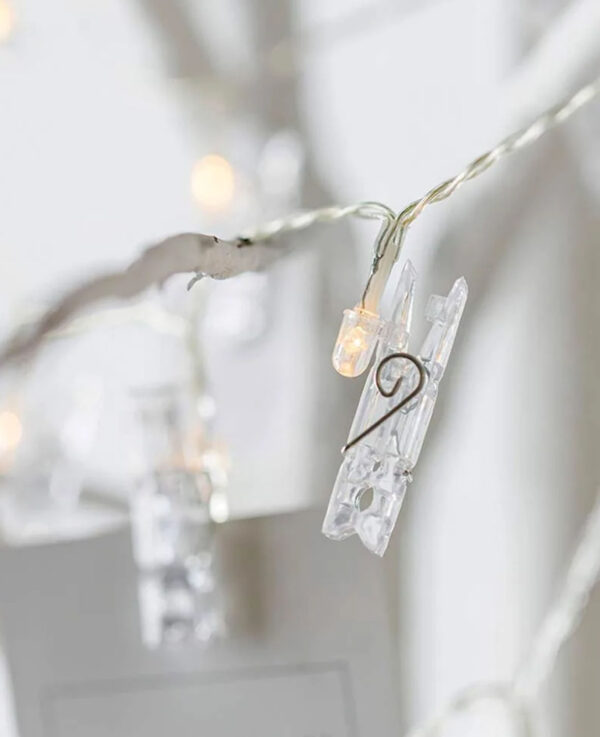 LED Lichterkette Foto Clip - Bild 3