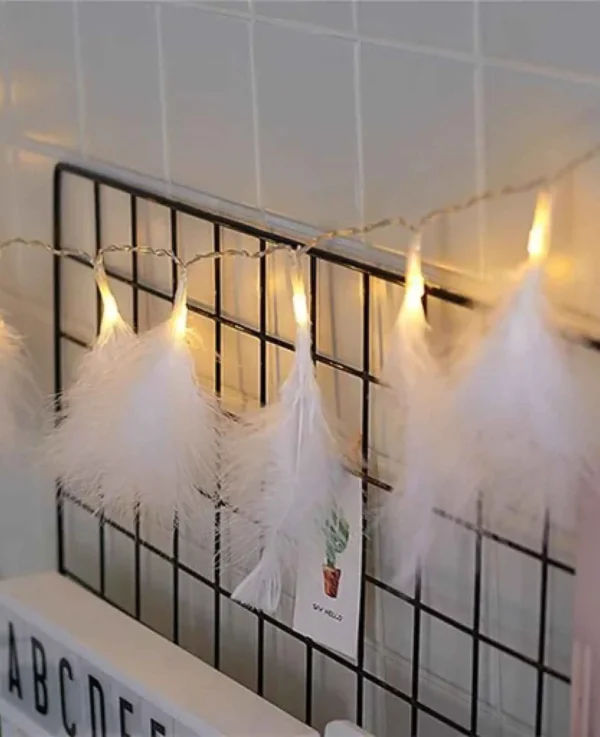 Lichterkette Feder