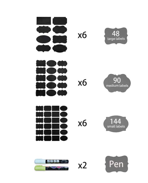 Etiketten Kreidetafel – Image 4