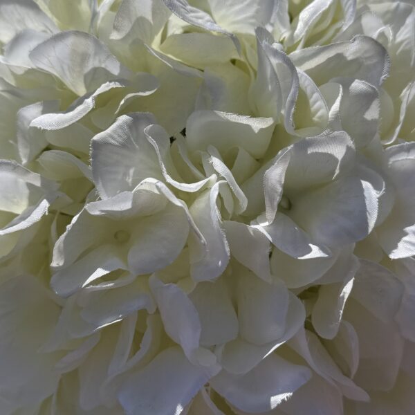 Künstliche XL-Hortensie Weiss - Bild 4