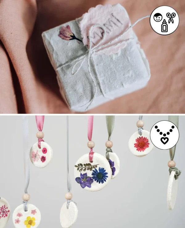 Trockenblumenset, Violett-Rosa – Image 5