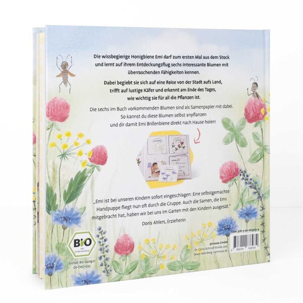 Kinderbuch "Emi Brillenbiene" - mit Saatgut – Image 3