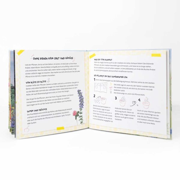 Kinderbuch "Emi Brillenbiene" - mit Saatgut – Image 4