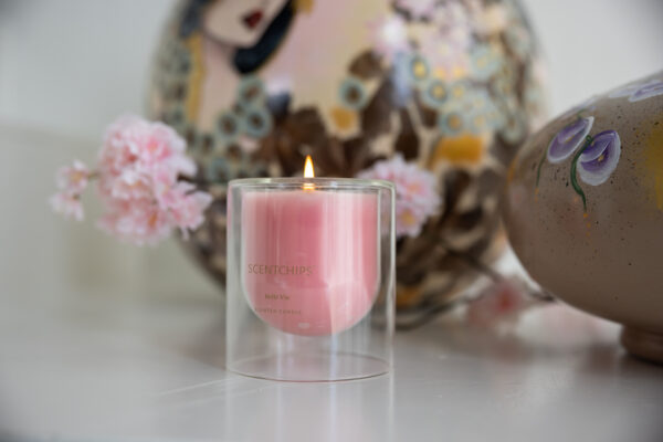 Candle in Double Walles Glass 496 gr Belle Vie