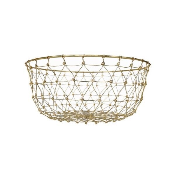 Gitterkorb Basket M Gold