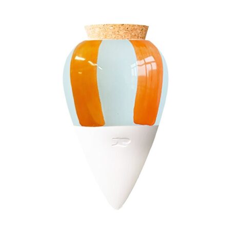 Bewässerungskegel Olla Orange/Hellblau