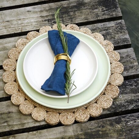 Tischset Crocheted Flower