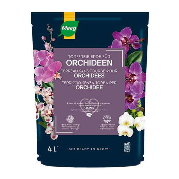 Terreau pour orchidées 4 litres