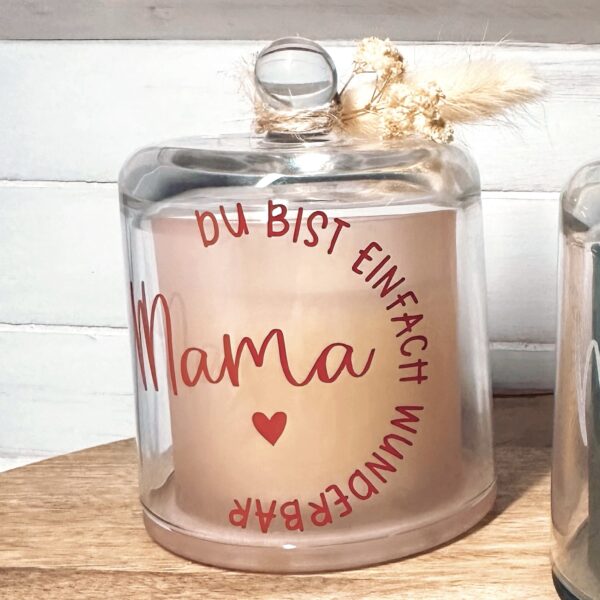 Cloche en verre - Bougie parfumée