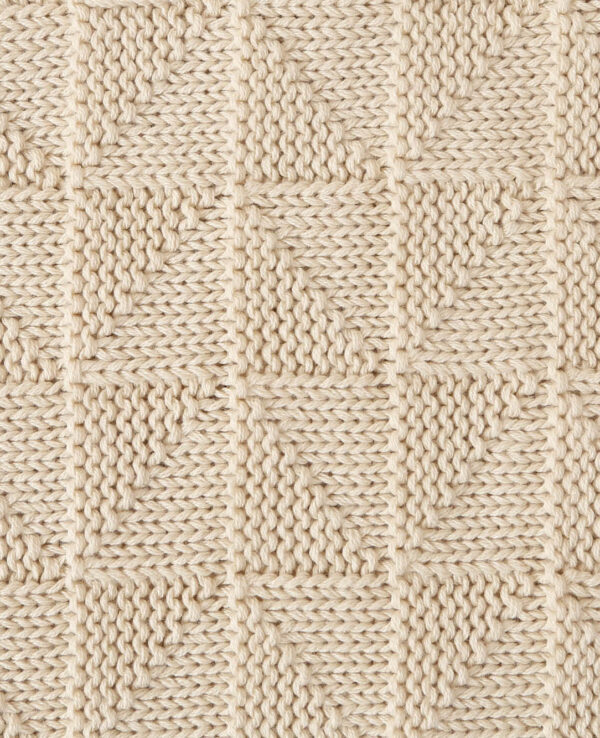 Strickdecke, beige, 130x170cm – Image 2