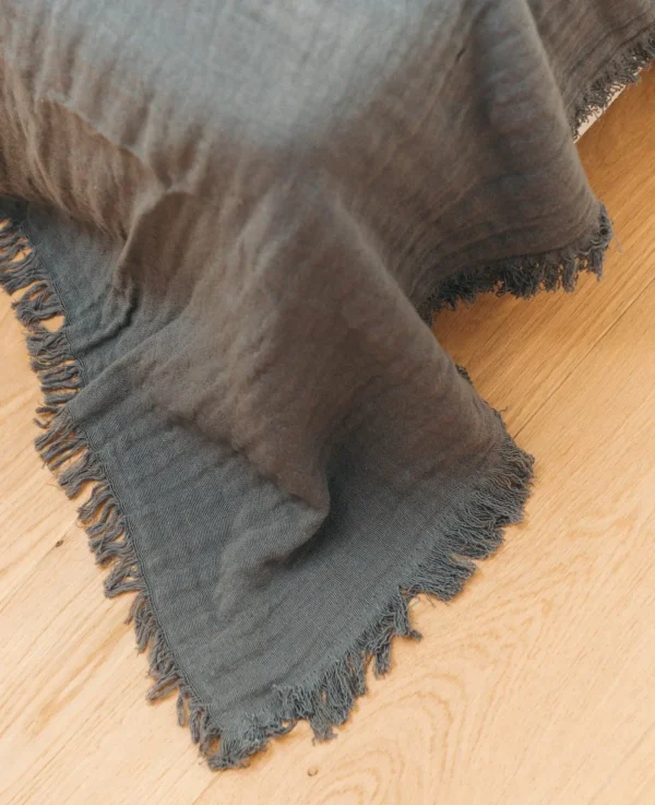 Bettüberwurf, grau, 220x240cm – Image 6