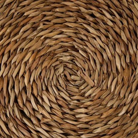 Schilf Teppich, rund, D80cm