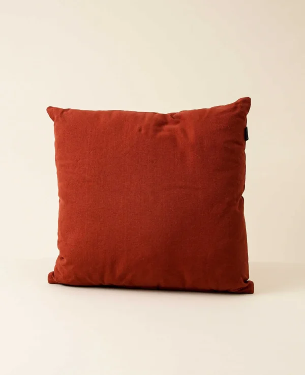 Coussin Dakota,marron, 50x50xh12