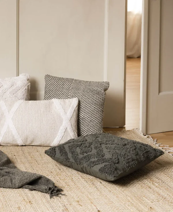 Boho Kissen 45x45 Grün – Image 4
