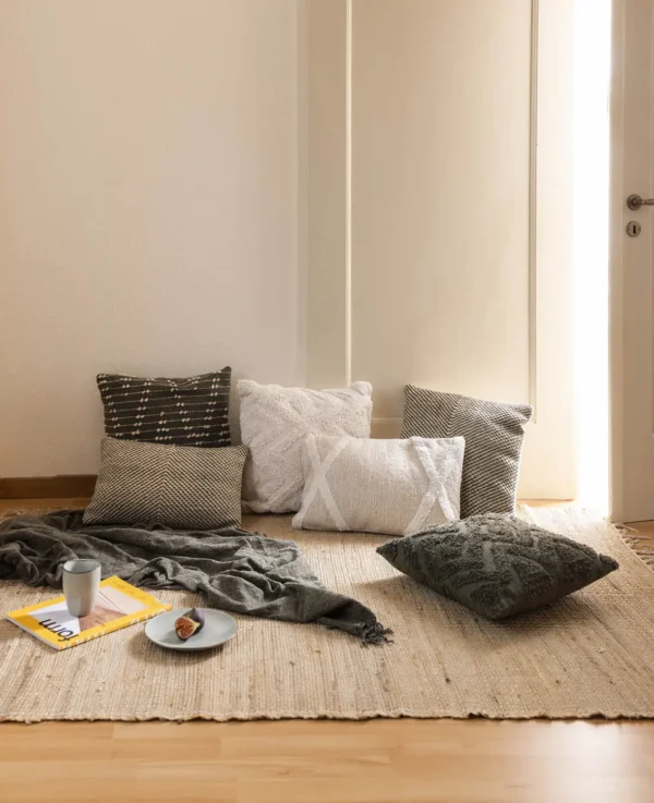 Boho Kissen 45x45 Grün – Image 5