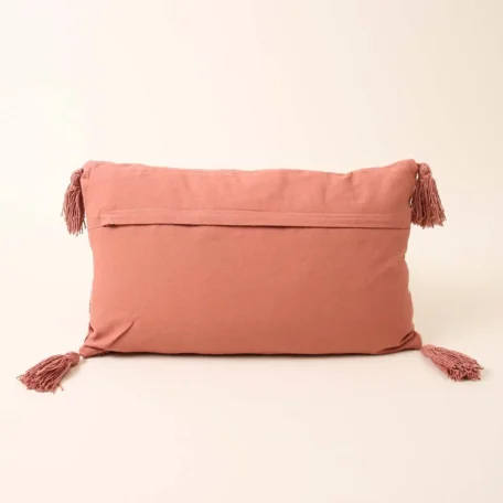Coussin 30x50 cm vieux rose