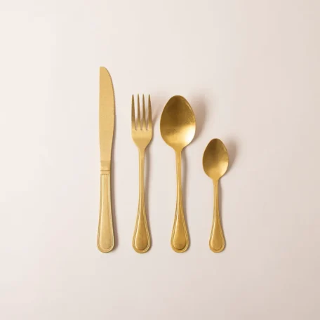Besteckset Antik Gold