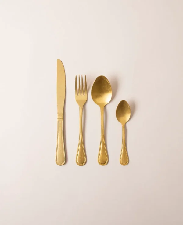 Besteckset Antik Gold