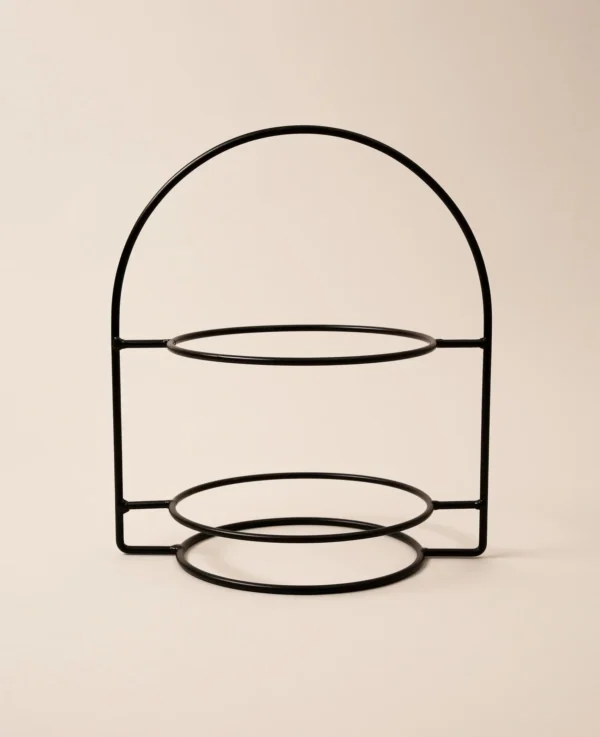 Etagere Schwarz, 30x21x34cm