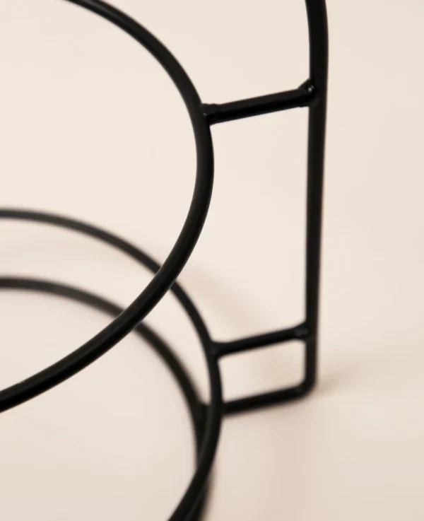 Etagere Schwarz, 30x21x34cm - Bild 3