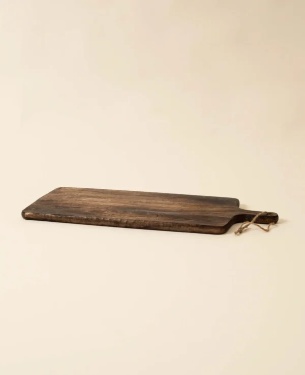 Holzbrett, Mangoholz dunkel,60x25
