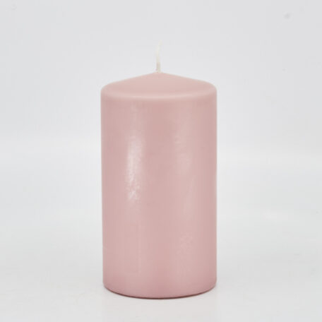 Kerze Naturwachs 'Antikrosa' Ø70mm Höhe 130mm