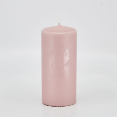 Kerze Naturwachs 'Antikrosa' Ø60mm Höhe 130mm