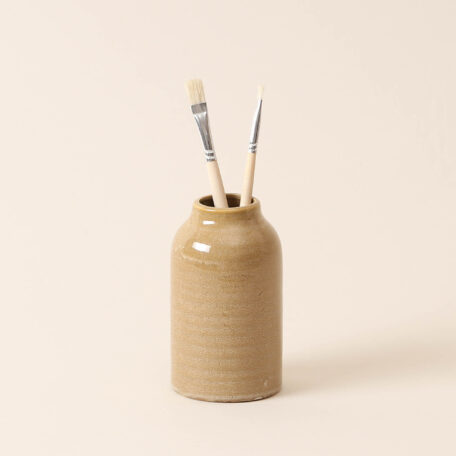 Vase en céramique, marron
