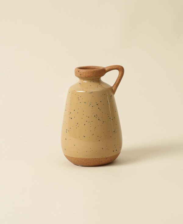 Vase en céramique, terracotta, 11x17 cm