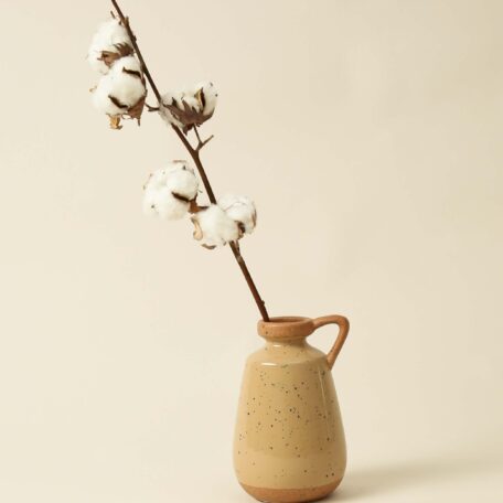 Vase en céramique, terracotta, 11x17 cm