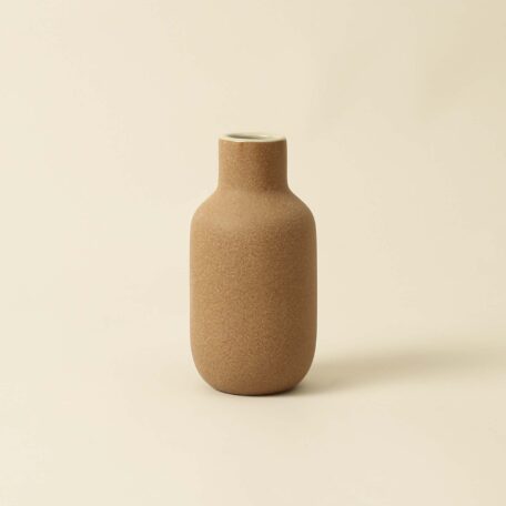 Vase en céramique, orange, 10x20cm