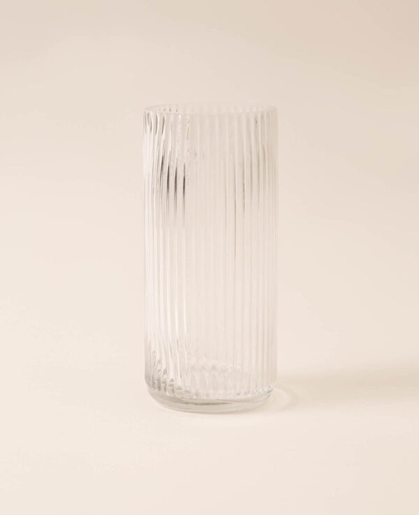 Rill Glasvase, 12x25cm