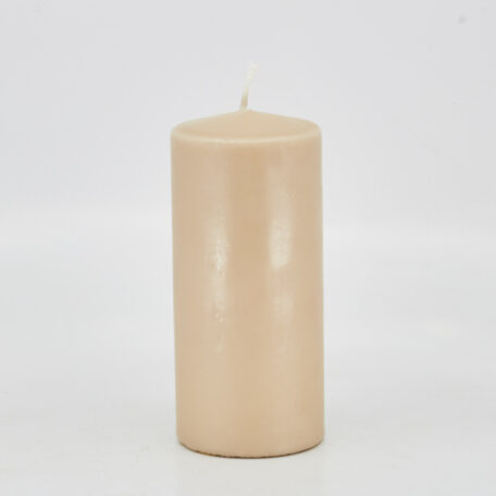 Kerze Naturwachs 'Sand' Ø60mm Höhe 130mm