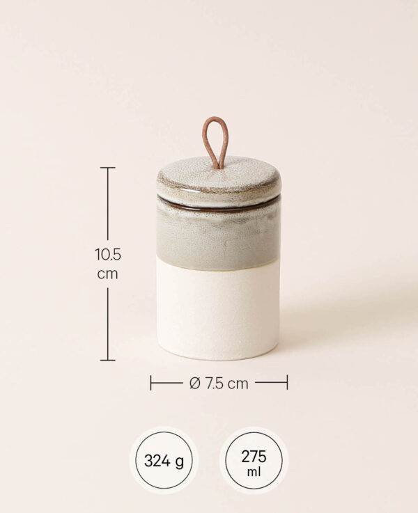 Schmuckkästchen, grau, 10cm - Bild 3