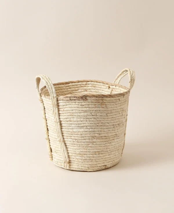 Maiskorb, natur, 31x31xH26cm