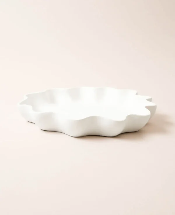 Fruchtschale, Fleur, Weiss, D31cm