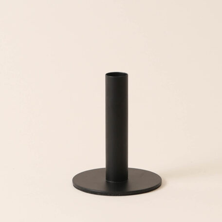 Kerzenständer, schwarz, 12cm