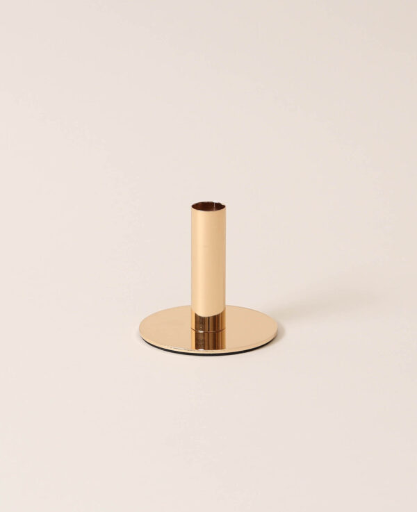 Kerzenständer, gold, 9cm