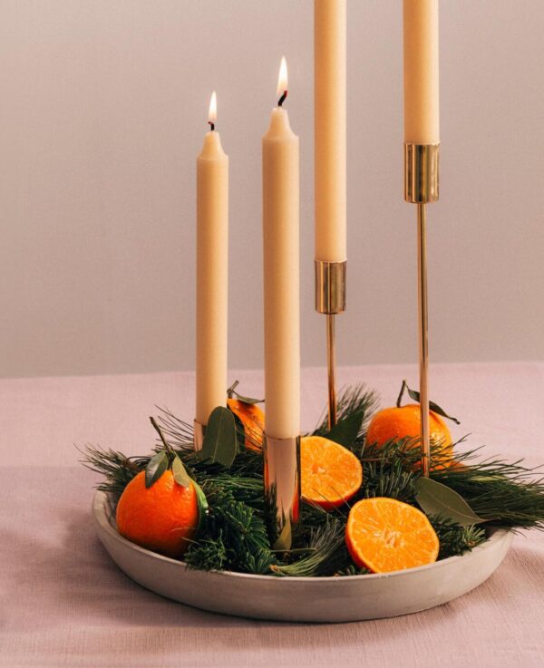 Kerzenständer, gold, 9cm - Bild 8