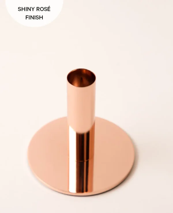 Kerzenständer rosé, 9.5cm - Bild 4